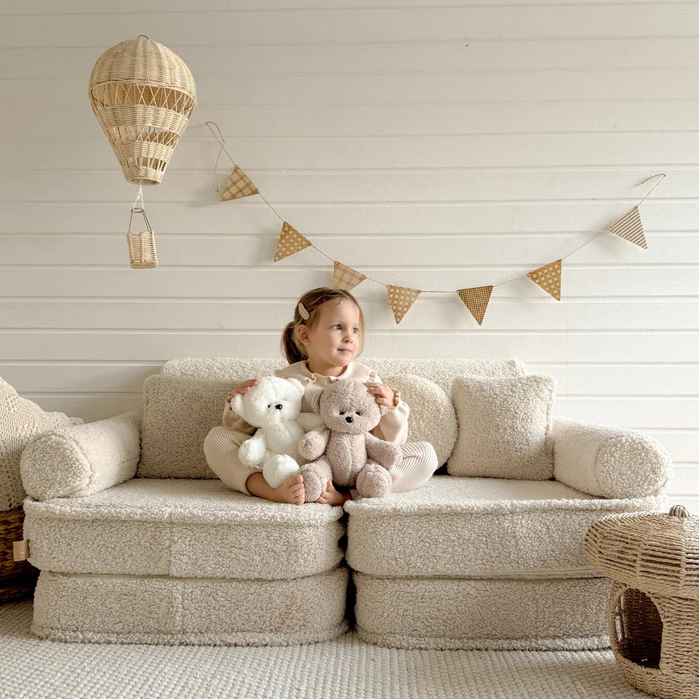 Modulares Spielsofa für Kinder aus Plüsch • LOOVE
