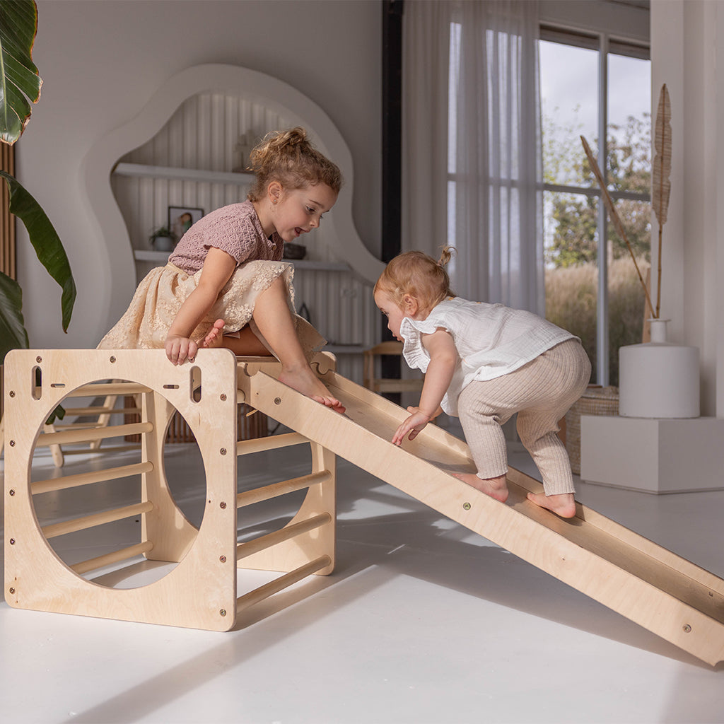Maison De Formes En Bois Hej LØNNE – 12 Cubes Et Figurines, Boîte à Formes éducative, Dès 1 An