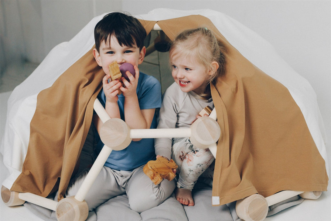 Dôme d'escalade d'intérieur en bois pour bébés et enfants • LOOVE