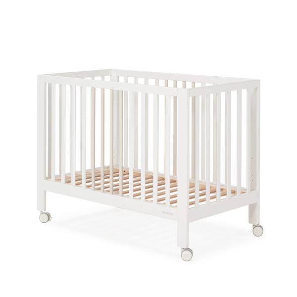 Lit bébé évolutif 120x60 cm bois de hêtre, option cododo • Nayra