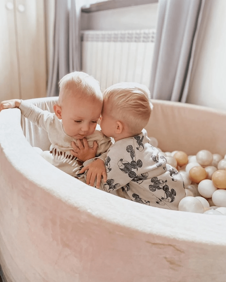 Parcours de motricité avec piscine à balles, Beige • LOOVE