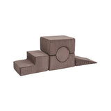 Corso di Geomotricità da 3 a 5 pezzi in velluto Corduroy - Marrone