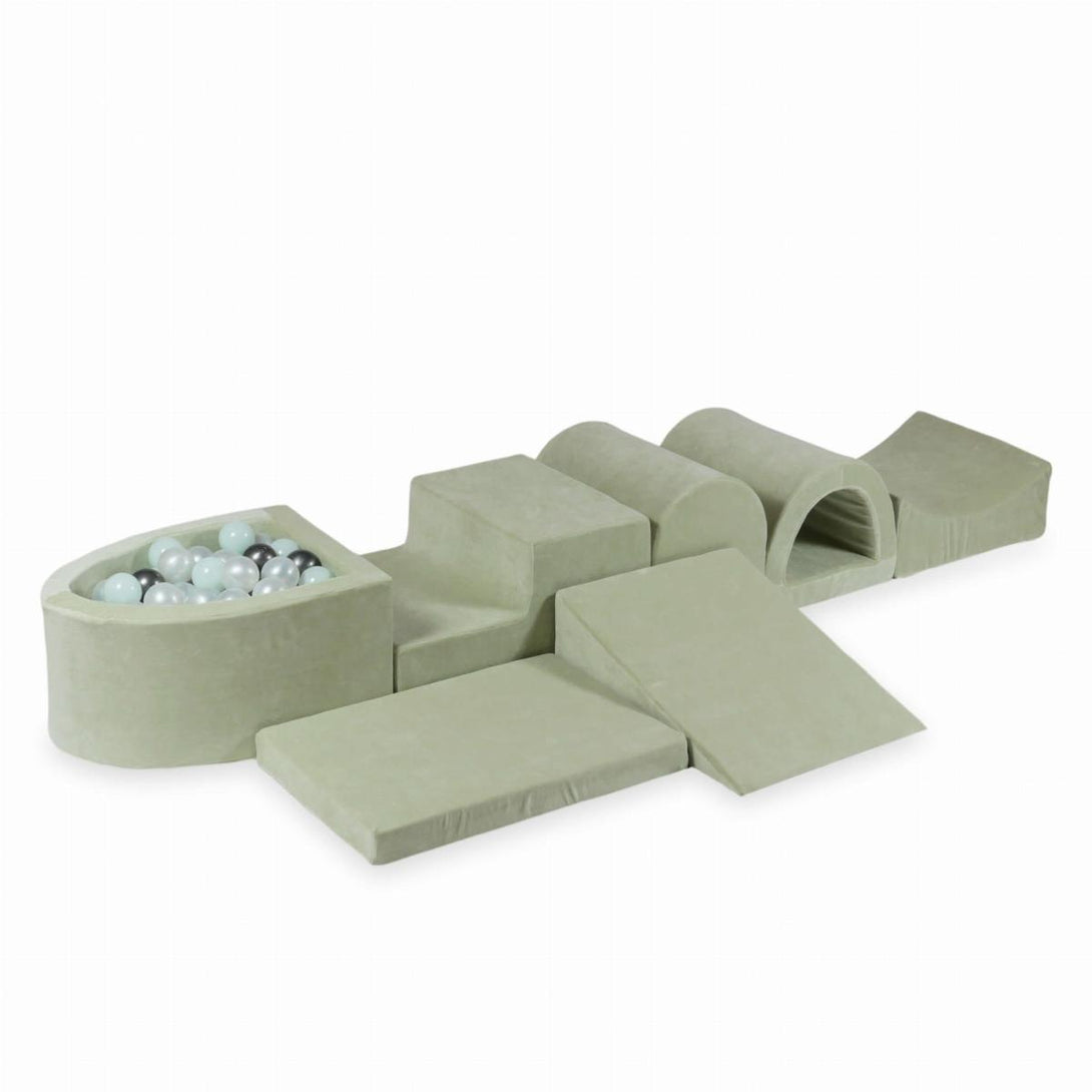 5PCS Parcours Motricité Bébé en Mousse avec Piscine à Balles, Module Motricité Bébé avec Housse en Velours Lavable, pour 3 Ans+, Gris, sans Balles | Leroy Merlin 5PCS Parcours Motricité Bébé en Mousse avec Piscine à Balles, Module Motricité Bébé avec Housse en Velours Lavable, pour 3 Ans+, Gris, sans Balles | Leroy Merlin