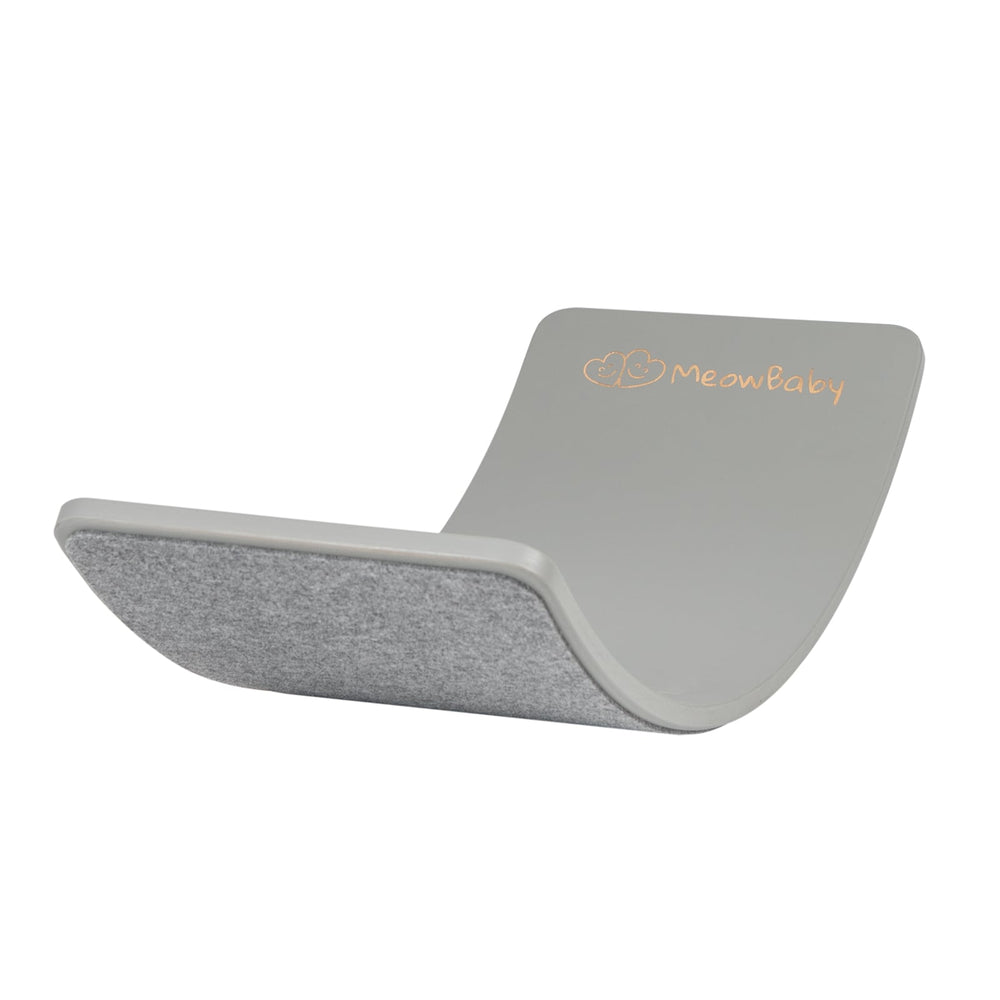 Planche D'équilibre En Bois Meowbaby – Balance Board Avec Feutre Pour Enfants – Développement Moteur Et Amusement
