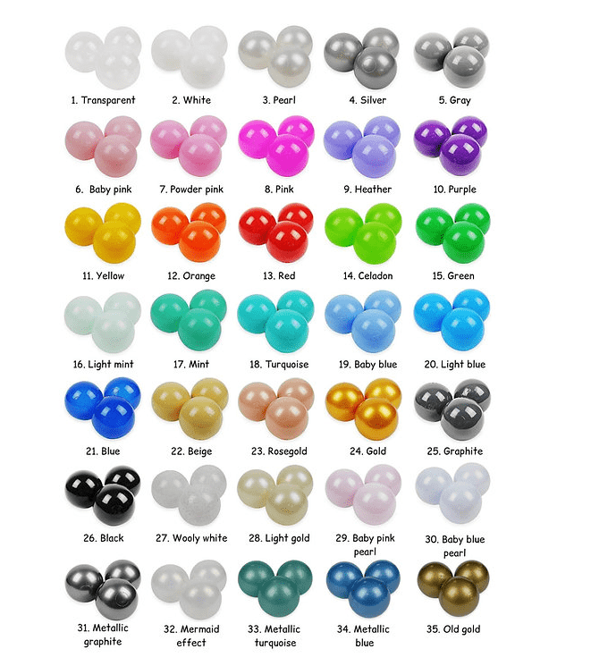 Parcours de motricité 3, 5 ou 6 pièces avec piscine à balles carrée en jersey - Marbre • LOOVE