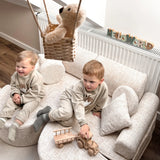 Canapé de jeu modulable 120cm en tweed Tangle | 12 pièces • Loke