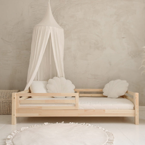 Letto singolo in legno con barriera • Alma