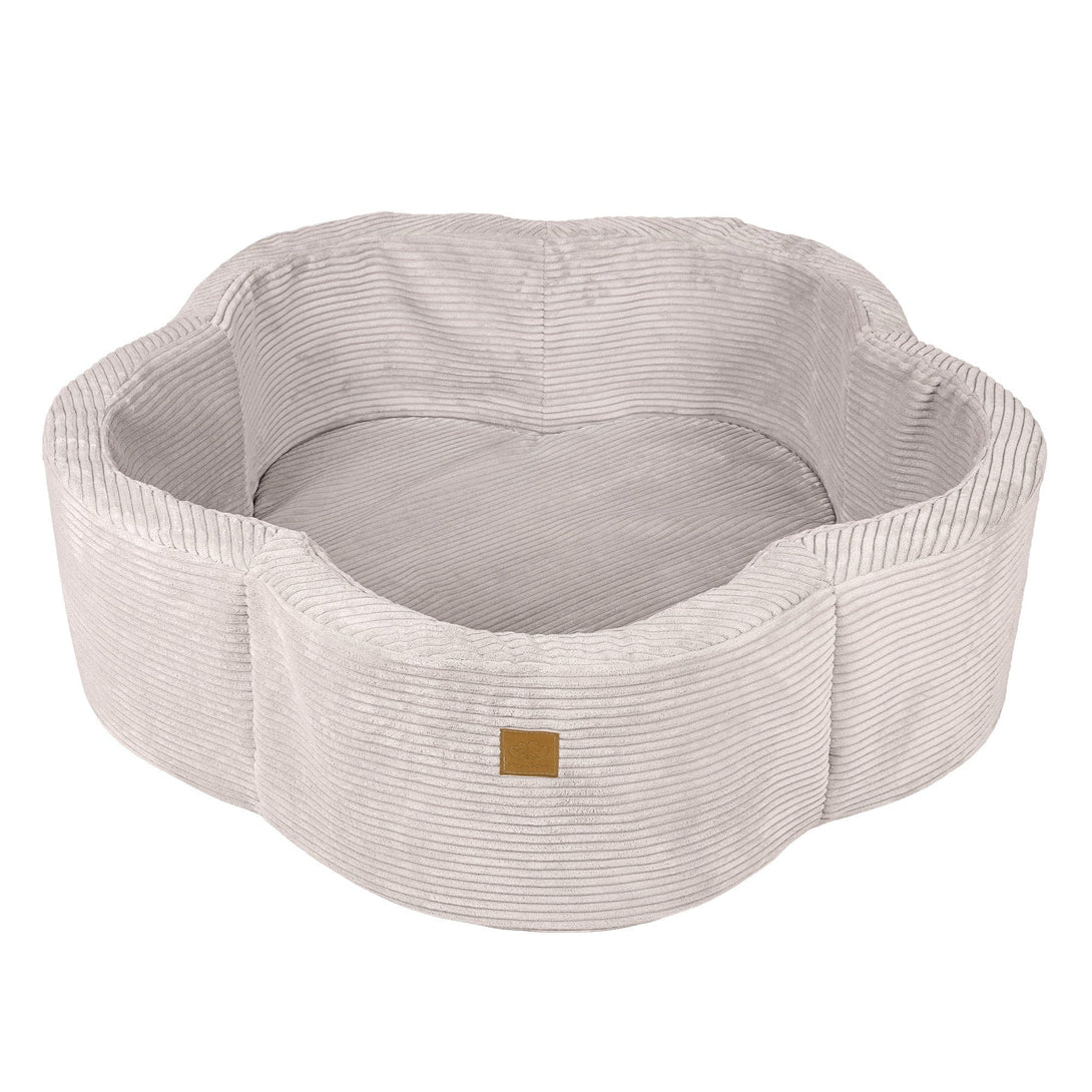 Meowbaby Aesthetic Ecru Flower – Ball Pit for Children | Optional Balls 