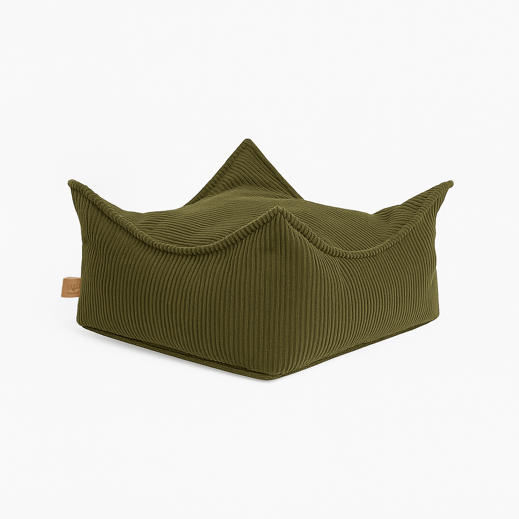 Meowbaby Aesthetic - Kwadratowa Pufa dla Dzieci