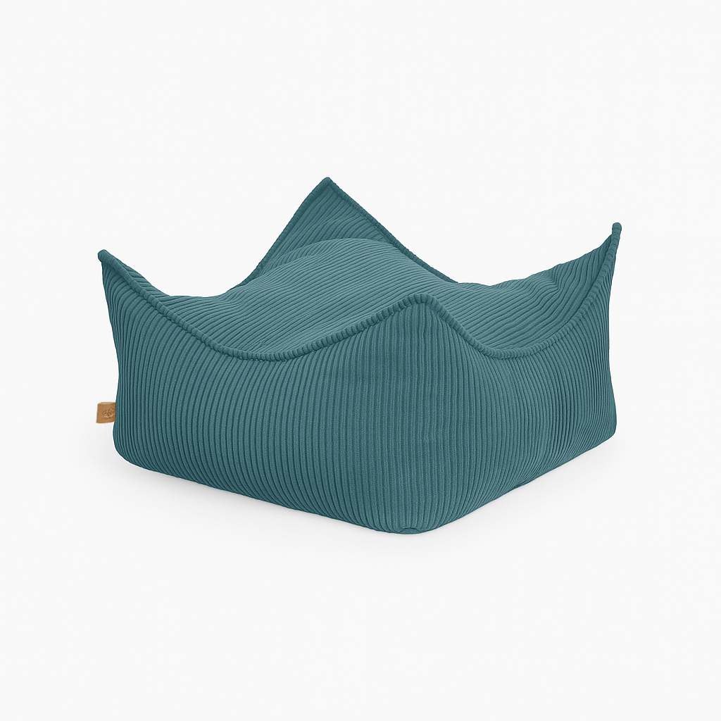 Meowbaby Aesthetic - Kwadratowa Pufa dla Dzieci