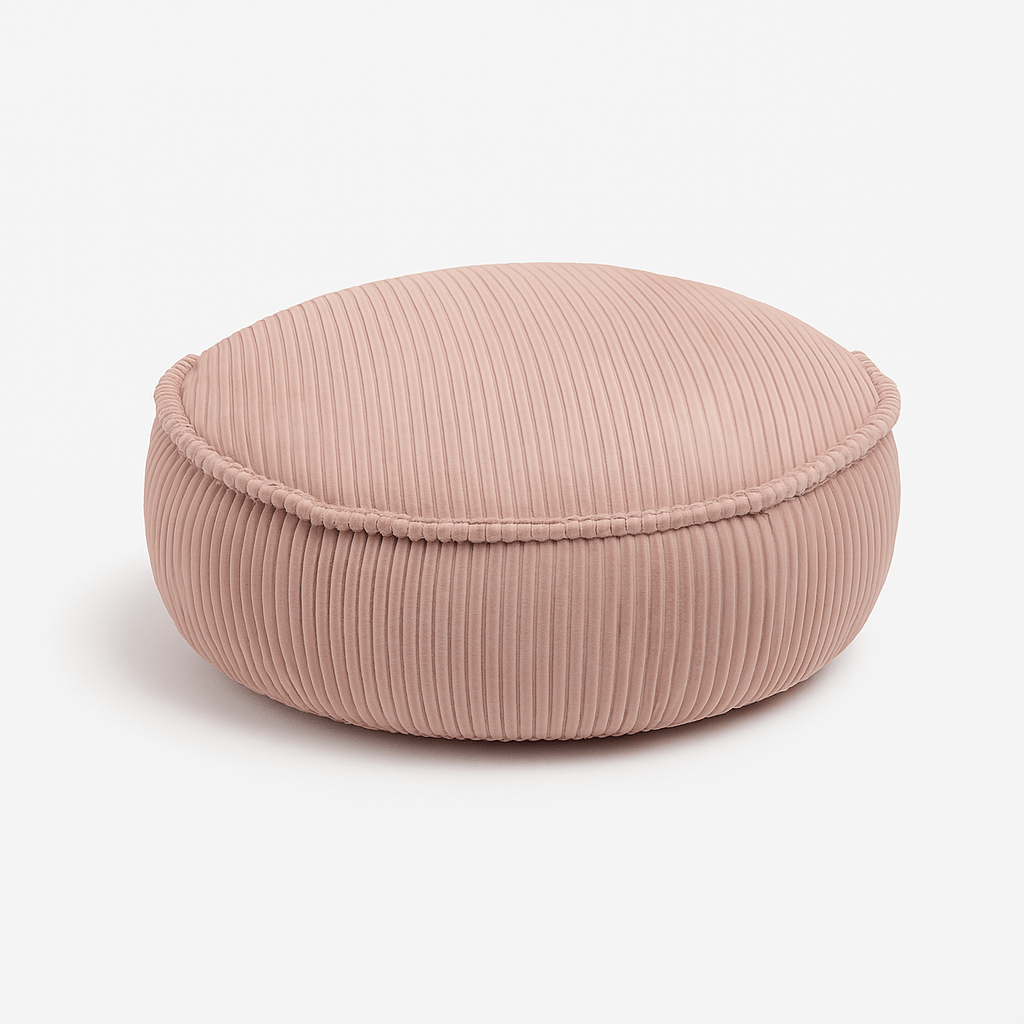 Meowbaby Aesthetic - Okrągła Pufa dla Dzieci