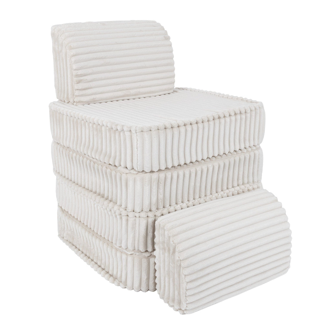 Meowbaby Churros Sofa Basic – Modular Kids Play Sofa Bed | 4 Pieces