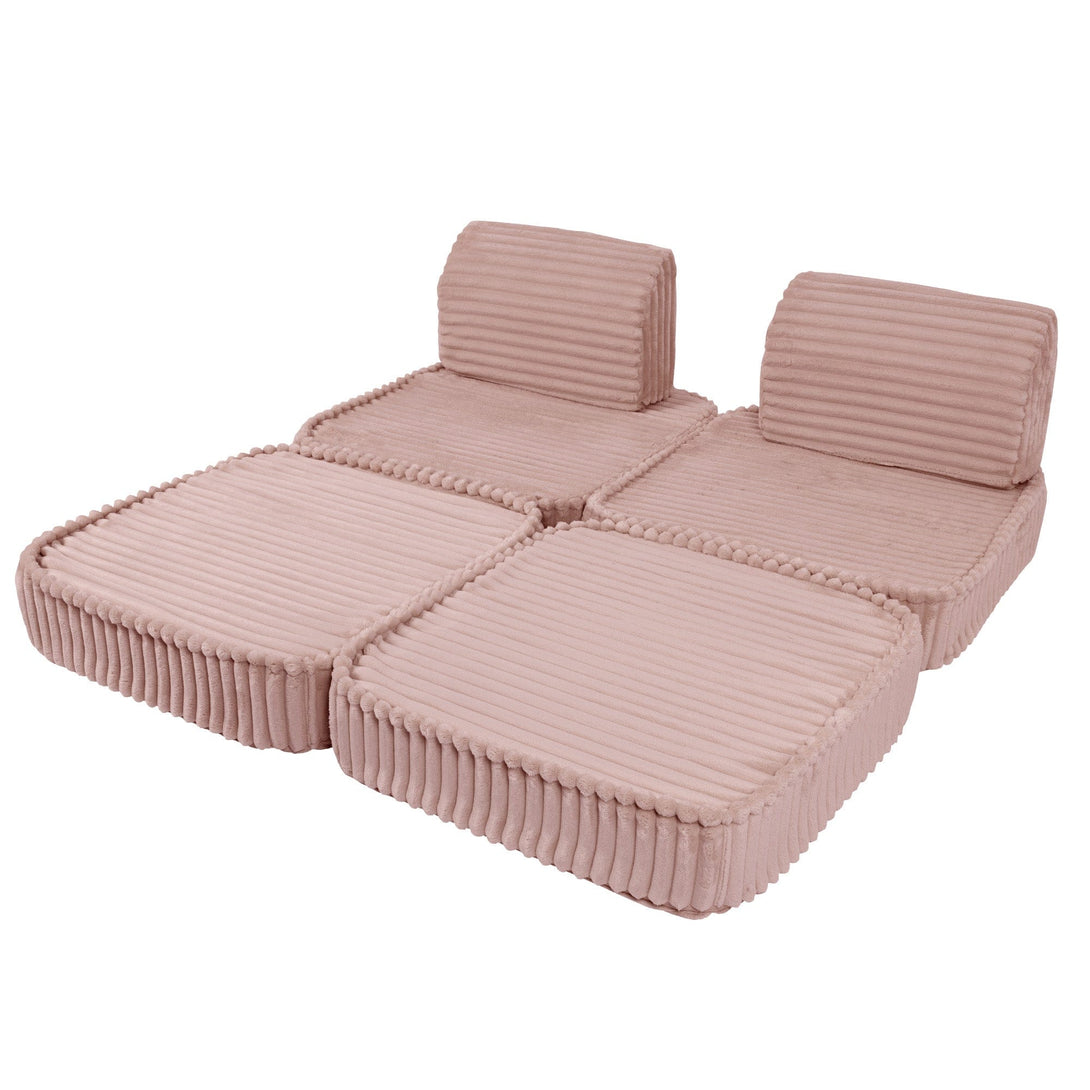 Meowbaby Churros Sofa Basic – Modular Kids Play Sofa Bed | 4 Pieces