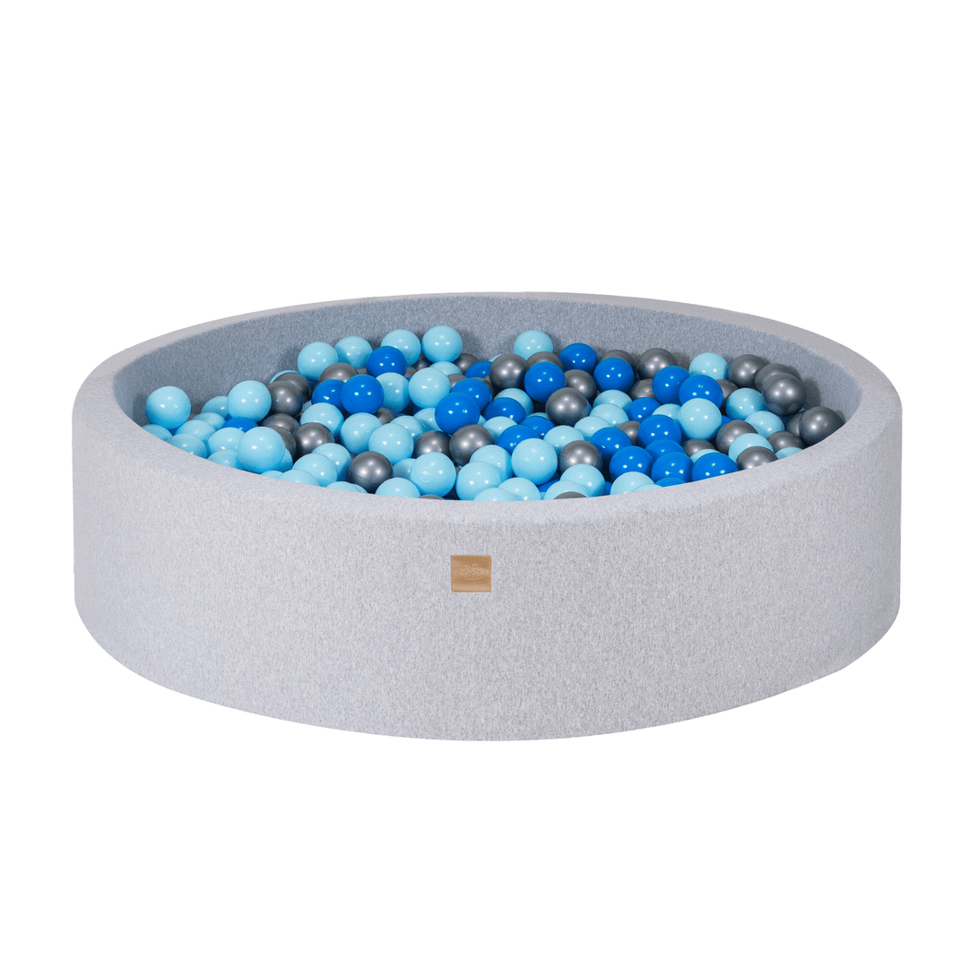 Meowbaby Cotton Foam Large Baby Ball Pit Grey | Balls to Choose