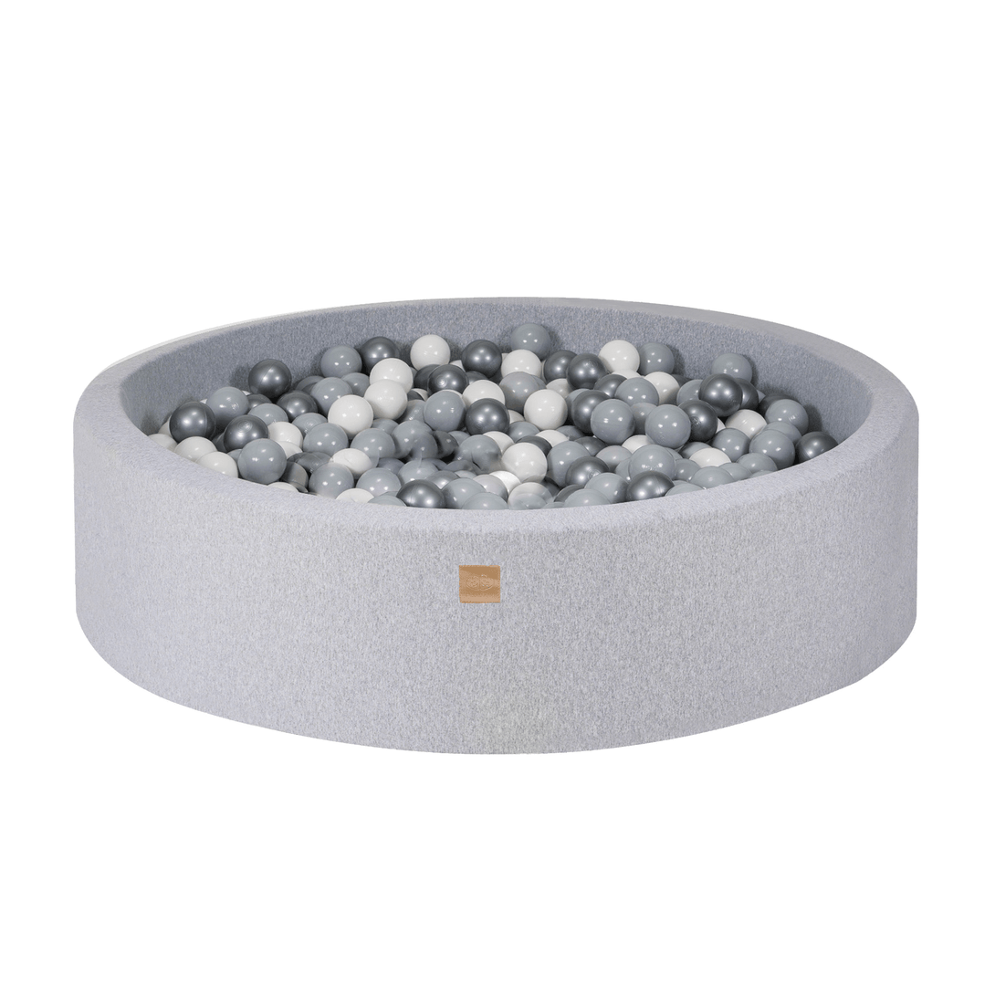 Meowbaby Cotton Foam Large Baby Ball Pit Grey | Balls to Choose