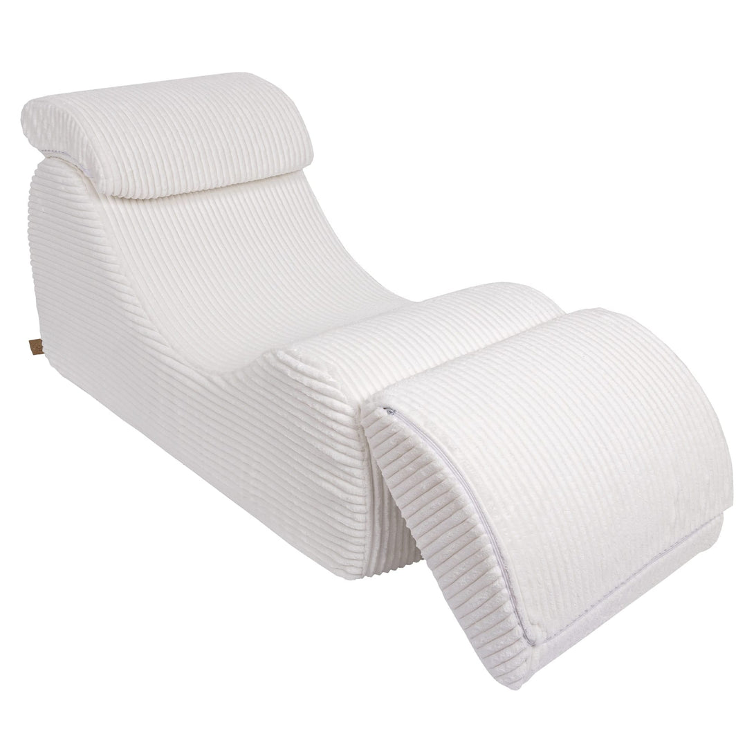 Meowbaby Furrycord Wave Lounger - Comfy Toddler Foam Filled Chair