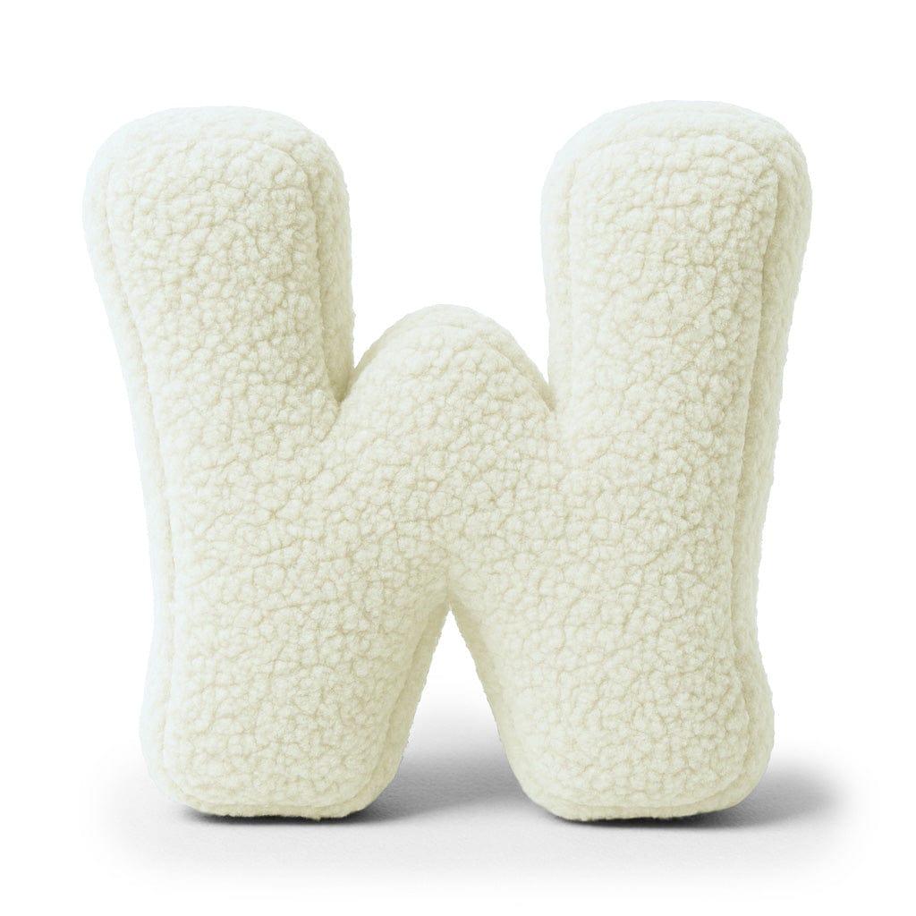 Meowbaby Alphabet Letter Pillow Cream | Bearly