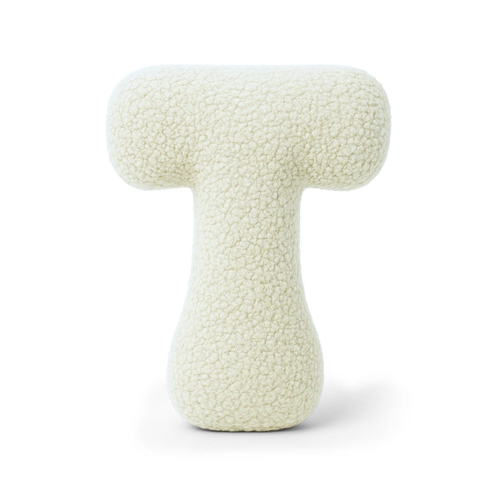 Meowbaby Alphabet Letter Pillow Cream | Bearly