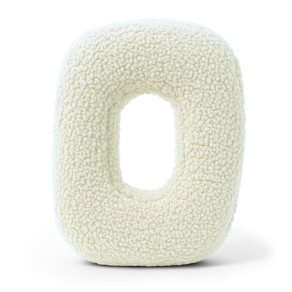 Meowbaby Alphabet Letter Pillow Cream | Bearly