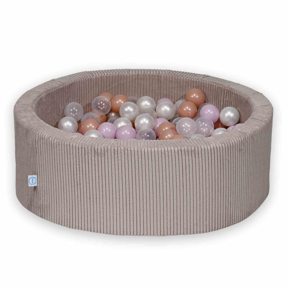 Piscine à balles Rose 90x40cm avec 200 balles (rose poudré-argent-blanc Piscine à balles Rose 90x40cm avec 200 balles (rose poudré-argent-blanc