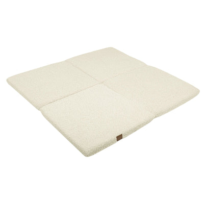 Speelkleed Vierkant 120cm van pluche Bearly - Crème