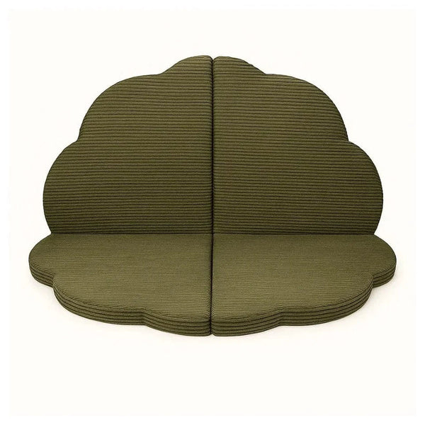Tappeto da gioco Nuage 160cm in velluto a coste larghe Corduroy, Estetico - Kaki