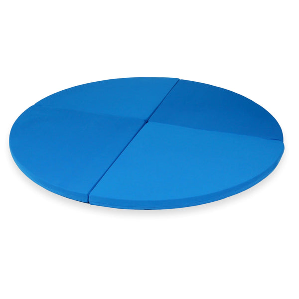 Tapis de jeu Rond en jersey, 160cm - Bleu