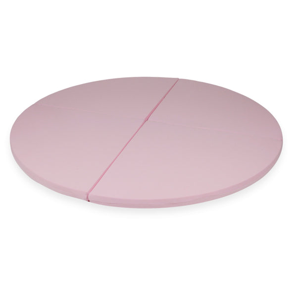 Tapis de jeu Rond en jersey, 160cm - Rose