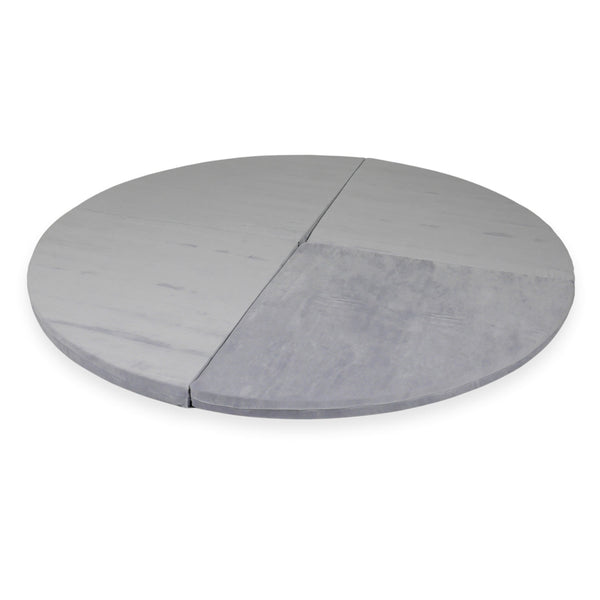 Tapis de jeu Rond en velours, 160cm - Gris