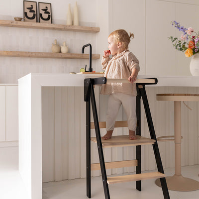 Tour d’observation pliable en bois FSC, 2 hauteurs • Nils