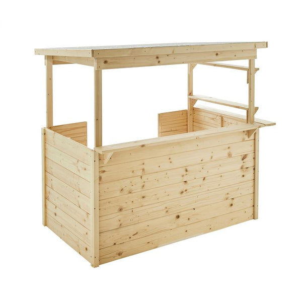 Cabane en bois, marchande pour enfants • LOOVE