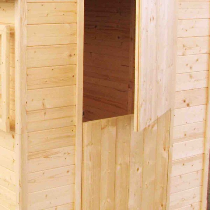 Maison de jardin en bois pour enfant avec bac à sable et pergola - Weka -  Happy bois - Le spécialiste des piscines hors sol en bois