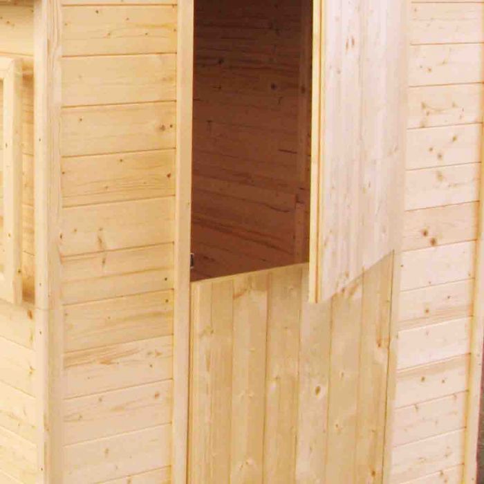 Cabane en bois, maisonnette enfants pergola • LOOVE