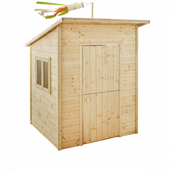 Cabane en bois, maisonnette pour enfants • LOOVE