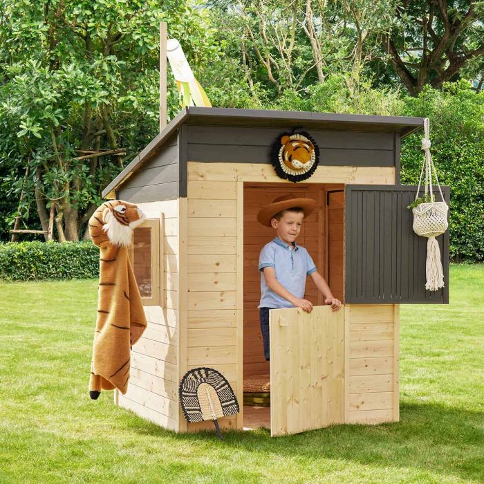 Cabane en bois, maisonnette pour enfants • LOOVE