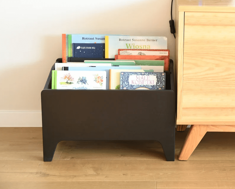 Coffre bibliothèque Montessori modulable en bois FSC • LOOVE