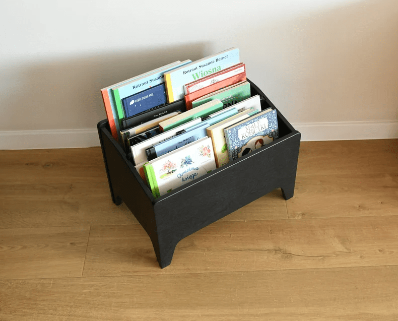 Coffre bibliothèque Montessori modulable en bois FSC • LOOVE