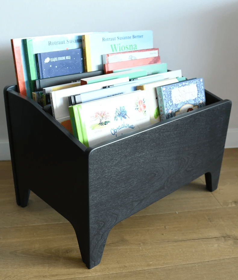 Coffre bibliothèque Montessori modulable en bois FSC • LOOVE