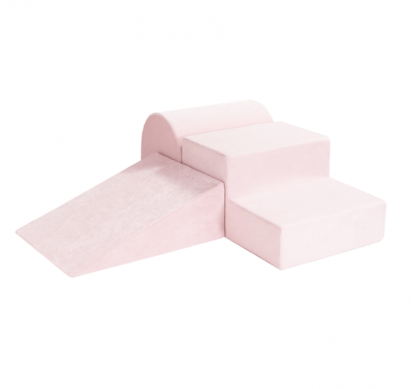 Parcours de motricité en mousse OEKO-TEX 3 pièces, Rose • LOOVE