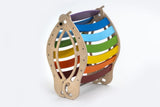 Rocker / Arche d'équilibre à bascule pliable, Arc-en-ciel - XXL • Nils