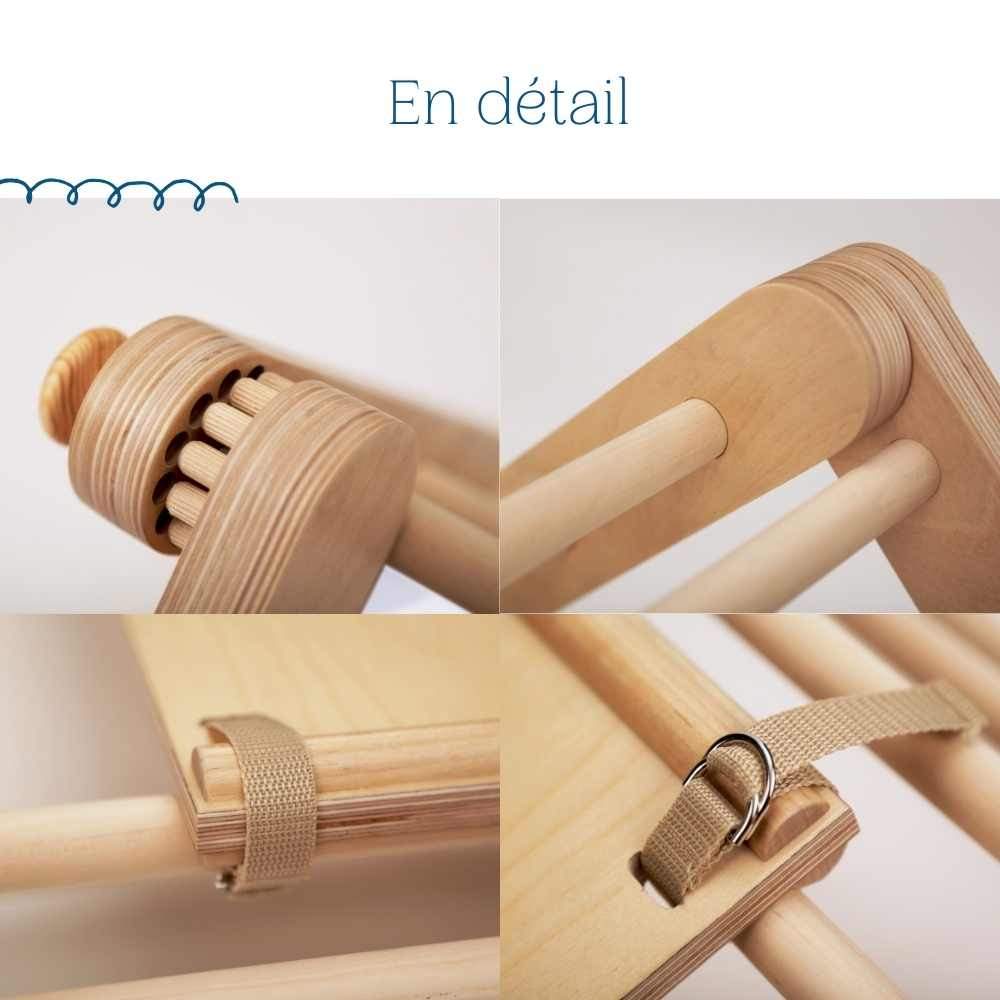 Triangle de Pikler-Lóczy évolutif et pliable en bois FSC • LOOVE