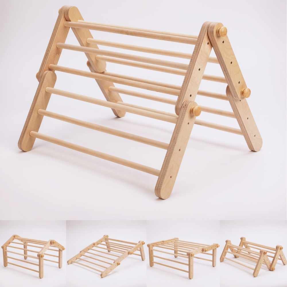 pikler dreieck zelt Skalierbares und faltbares Pikler-Dreieck, FSC-Holz • LOOVE