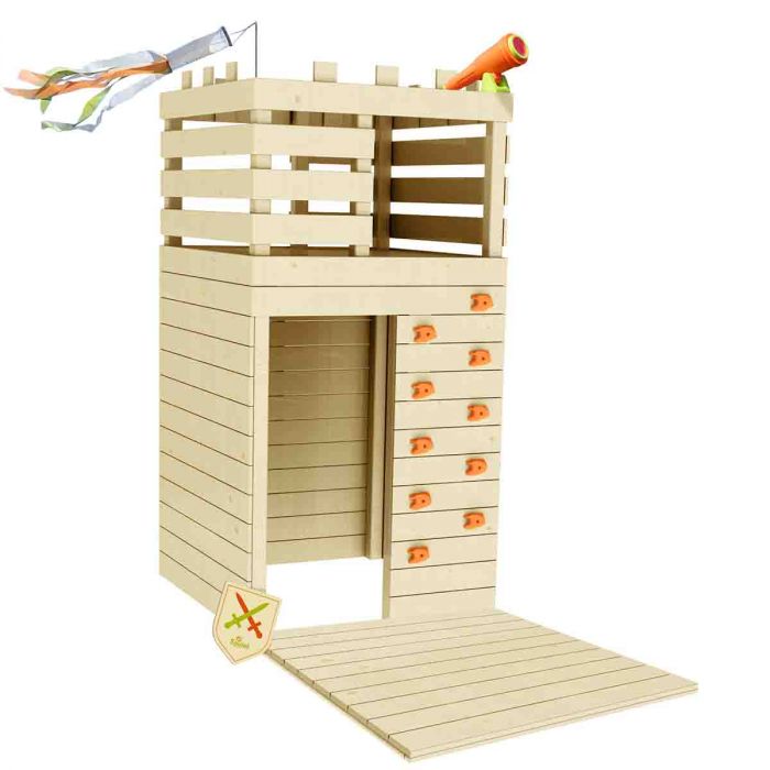 Aire de jeux écoresponsable jardin 3-en-1 enfant • LOOVE