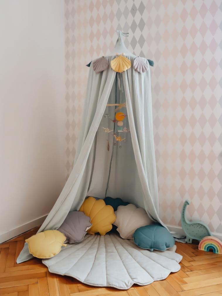 Ciel de lit / Baldaquin pour chambre bébé et enfant, OEKO-TEX • LOOVE