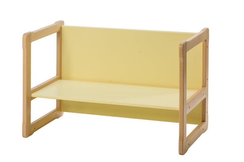 Banc évolutif 3-en-1, bureau, marchepied en bois FSC • LOOVE