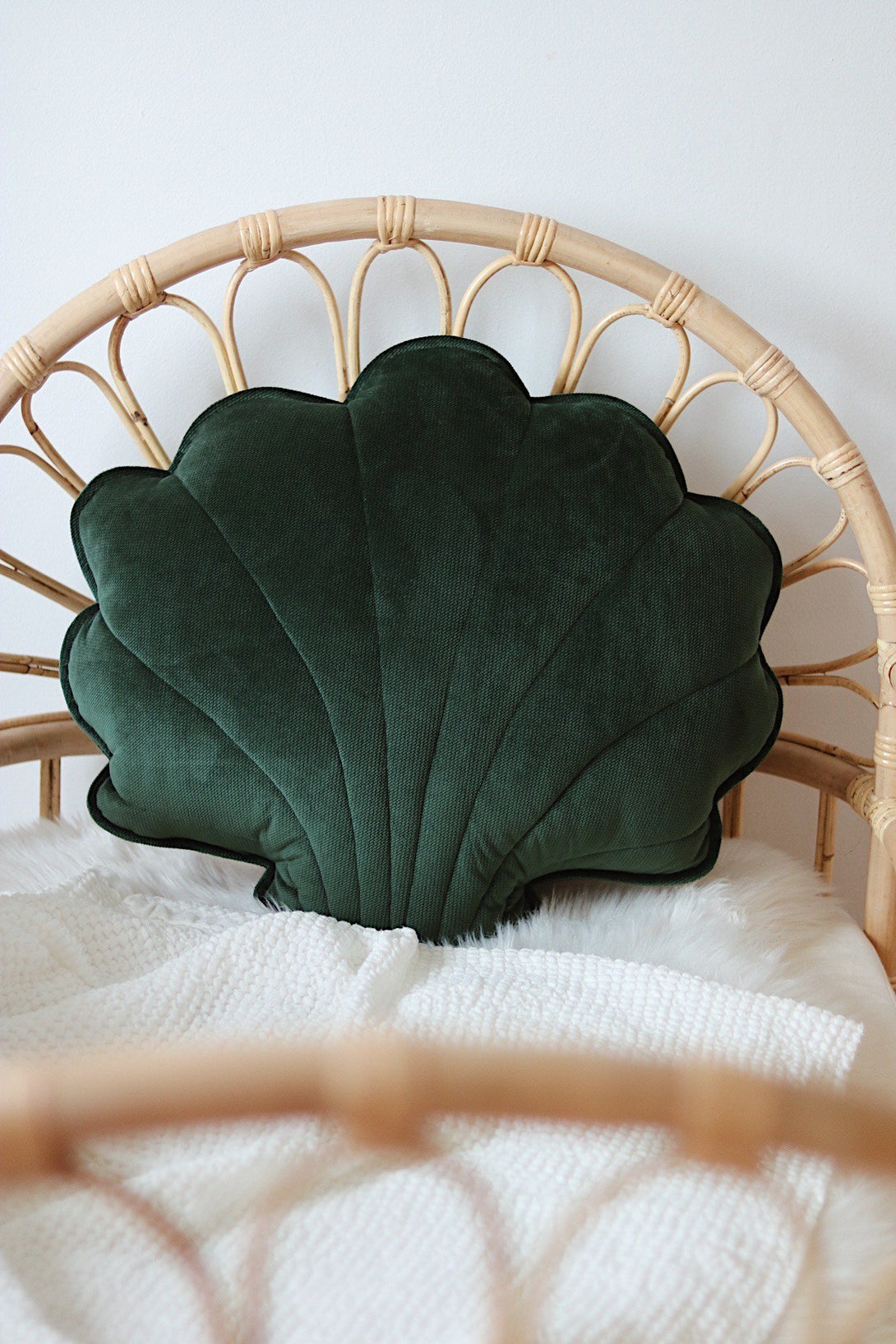 Coussin coquillage en velour ou lin OEKO-TEX • LOOVE