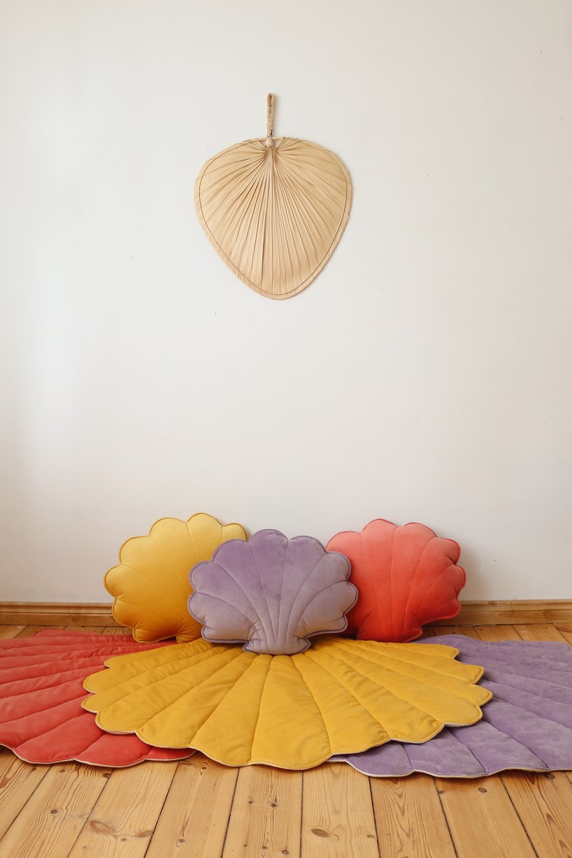 Coussin coquillage en velour ou lin OEKO-TEX • LOOVE