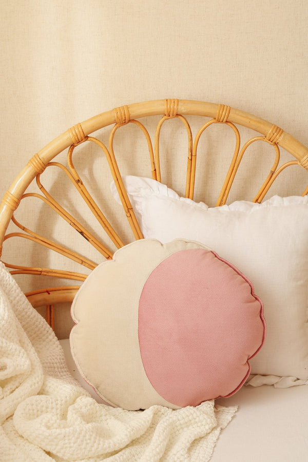 Coussin soleil ou lune OEKO-TEX, pour chambre d'enfant • LOOVE