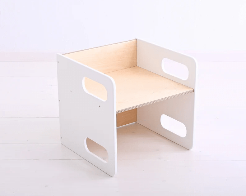 Ensemble bureau cube évolutif, chambre Montessori • LOOVE