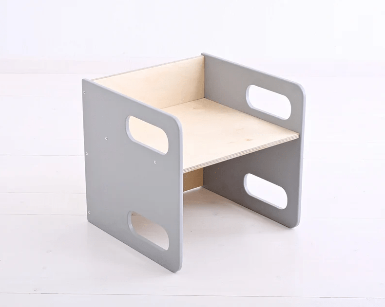 Ensemble bureau cube évolutif, chambre Montessori • LOOVE